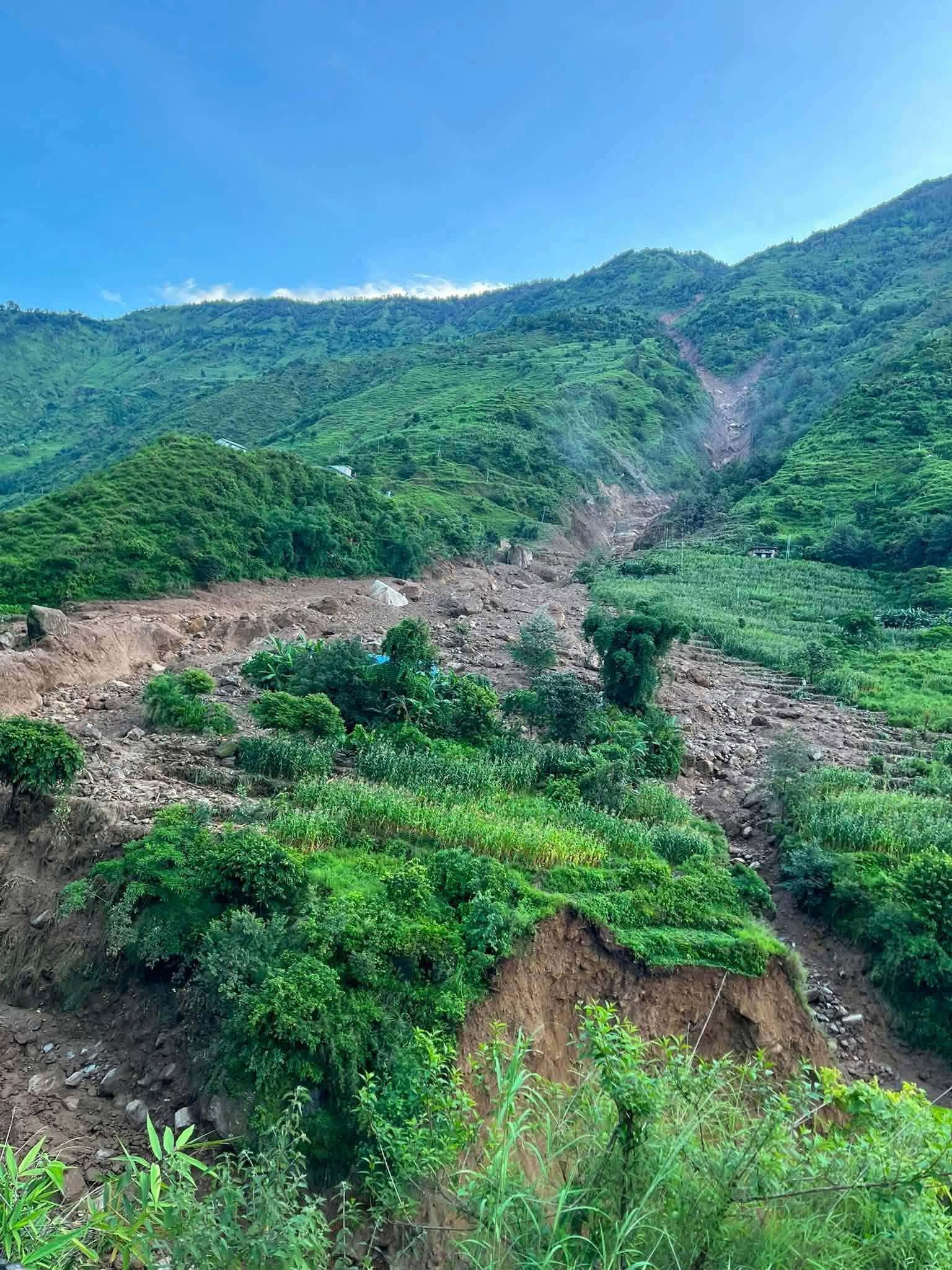 Image of रोल्पा पहिरोमा मृत्यु हुनेको संख्या तीन पुग्यो, ९ जना बेपत्ता